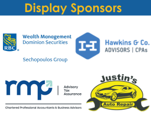 Display Sponsors 2026